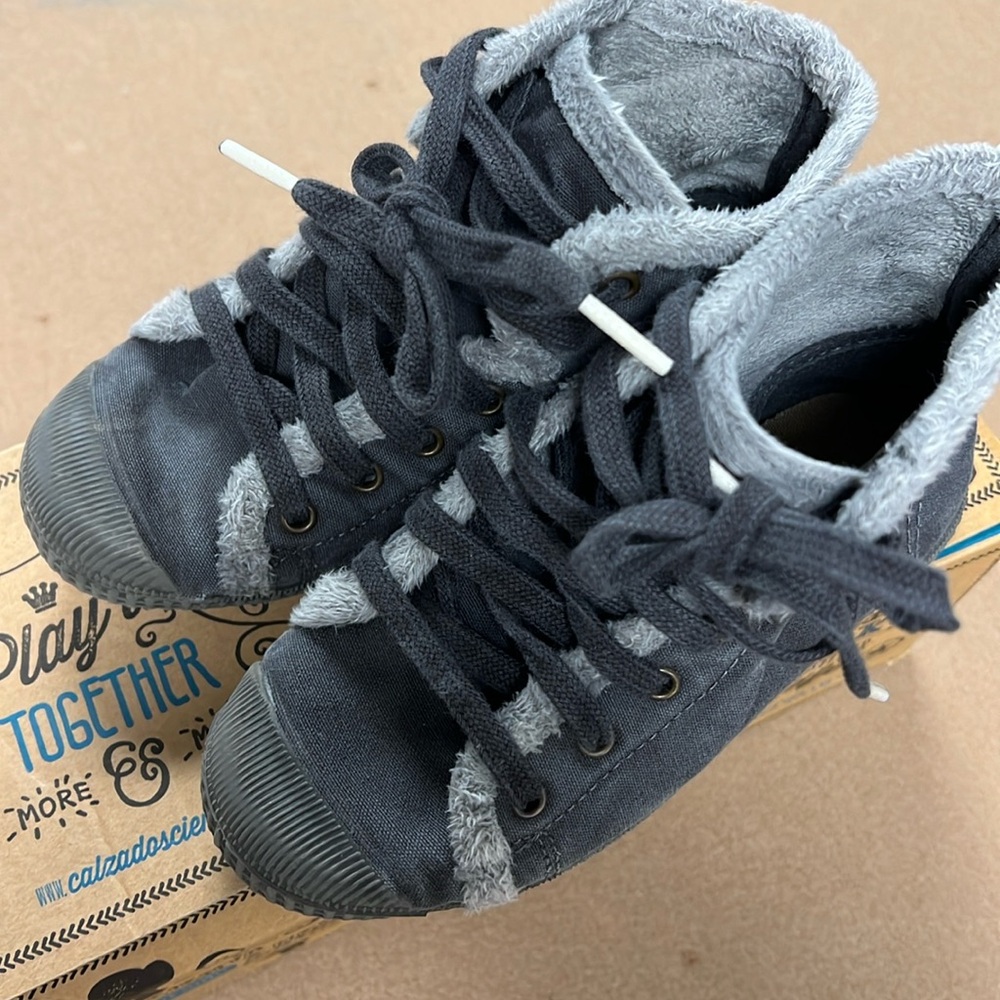 Worn once! Cienta High Top Chukka Sneaker!